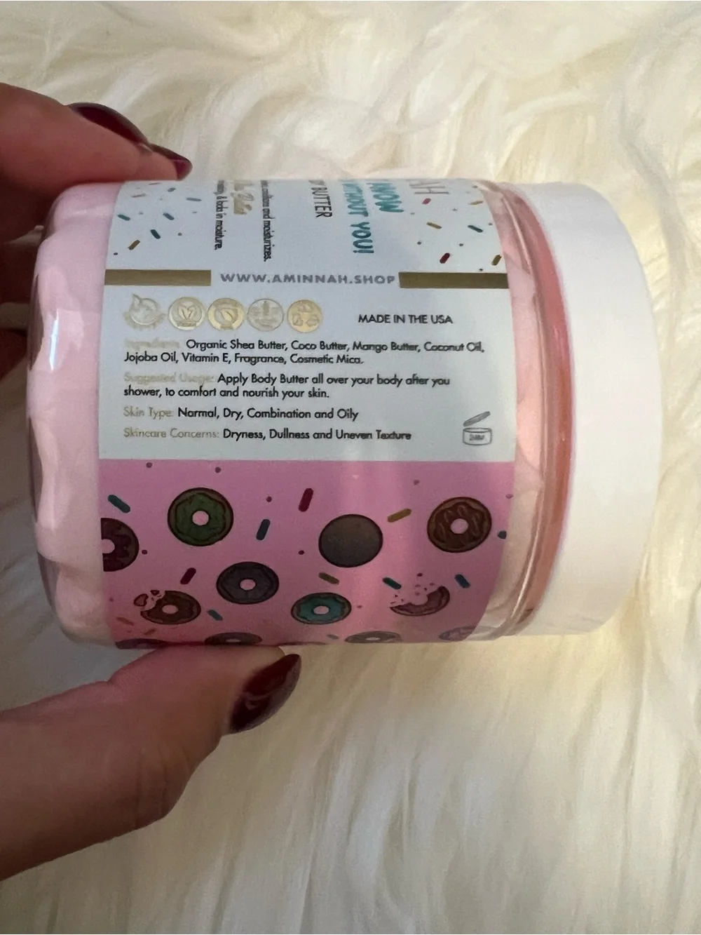 NWT Aminnah I Donut Know Whipped Body Butter retails $38.00 USD